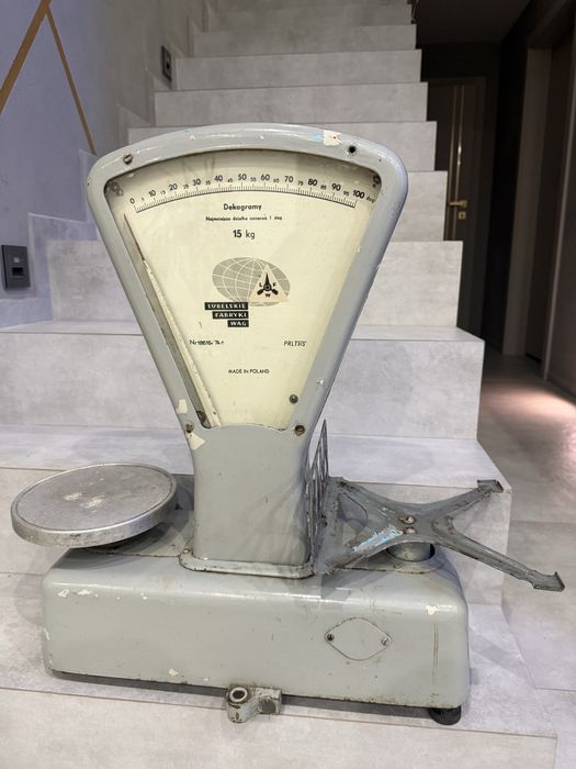 Stara waga sklepowa 15kg dziala