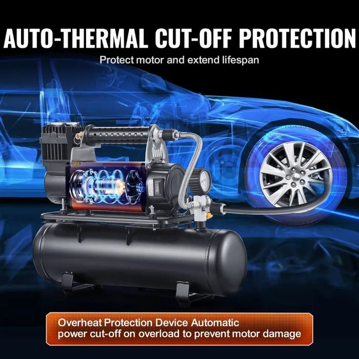Compressor Vevor 12V 6L Novo