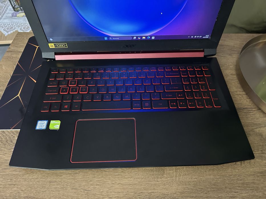 Gamingowy Lamptop Acer Nitro AN515 1TB/12GB intel i5-8th/Geforce/Mocny