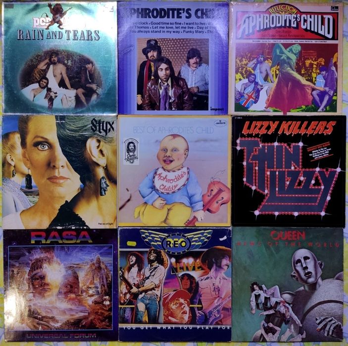 Rock,Prog Rock,Hard rock, Pop rock - Фірмові вінілові платівки
