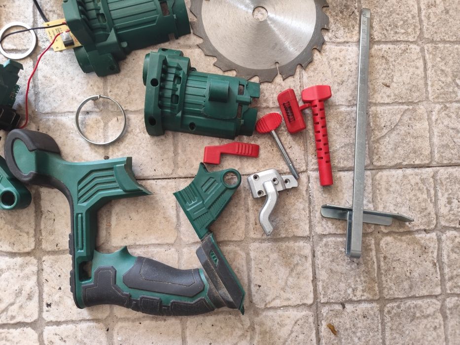 Serra a bateria 20v Parkside venda de peças