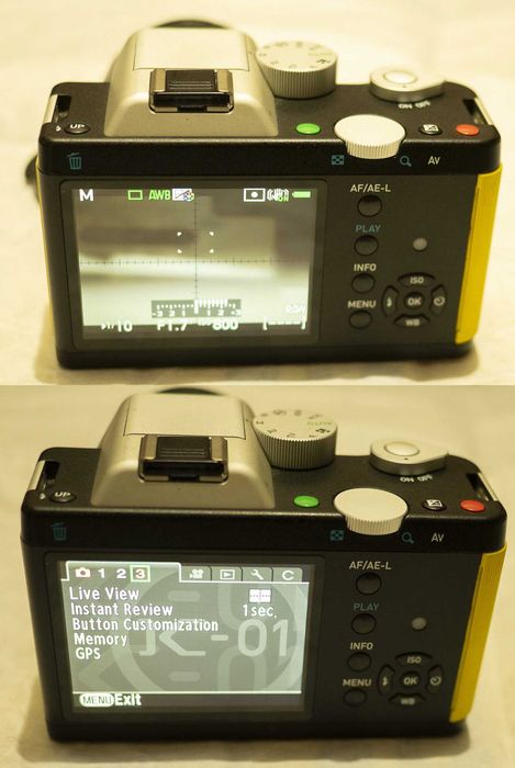 Бездзеркалка Pentax K-01 APS-C 16Mp камера
