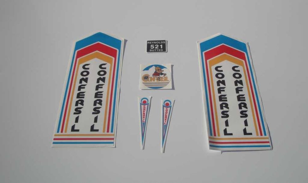 Autocolantes Altis , esmaltina Suria Sirla Confersil Vilar flandria Motobecane Rodaplana