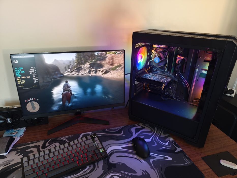 Torre gamer i3 7100 GTX 1060 6Gb
