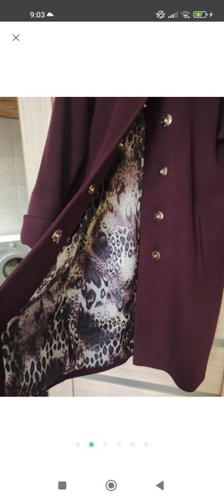 Кашемірове пальто демисезон 44-46