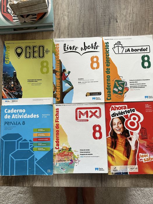 Cadernos de atividades 8 ano