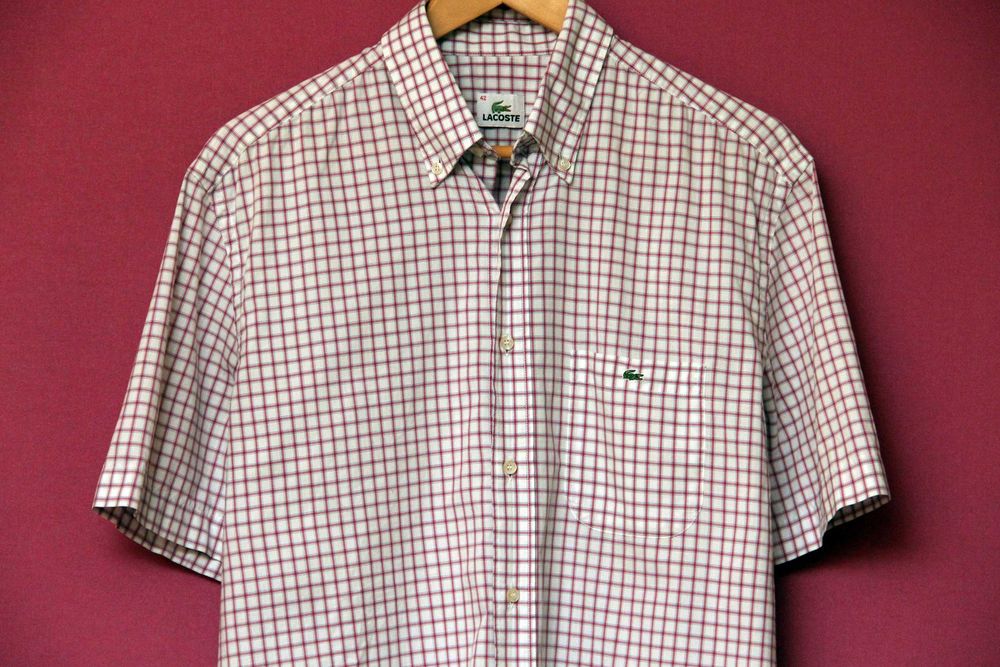 Lacoste рр xl 42 рубашка из хлопка yarmouth