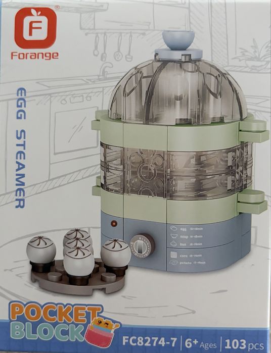 Klocki Forange „Egg Steamer” 103pcs 6+