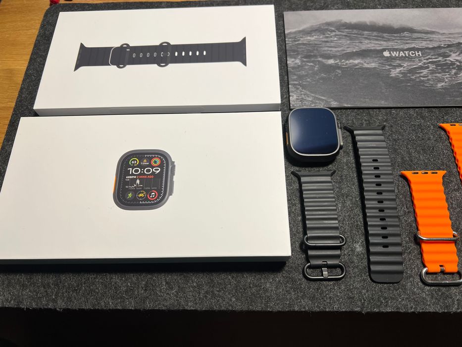Apple Watch Ultra 2 (czarny) + 6 pasków | 2025 | komplet | Warszawa