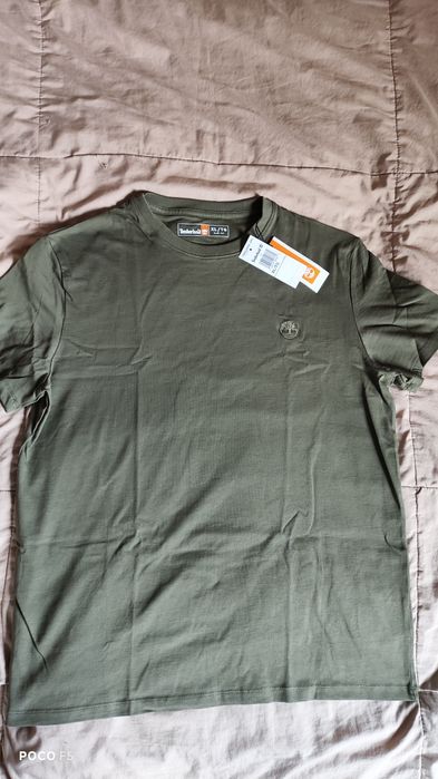 Timberland khaki oliwkowy t-shirt rozm XL