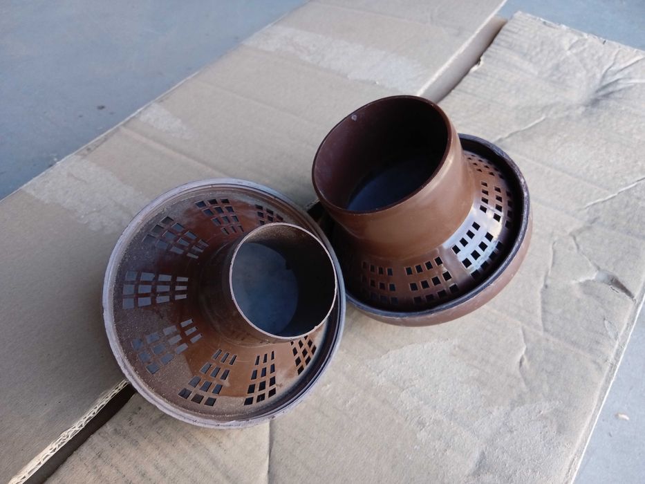 Daszek kominek wywiewka kanału kanalizacji PCV