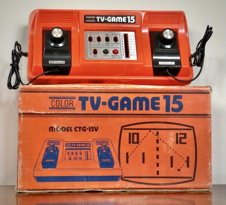 Druga konsola Nintendo Color TV Game 15V gra komplet arcade retro pong 1977 vintage