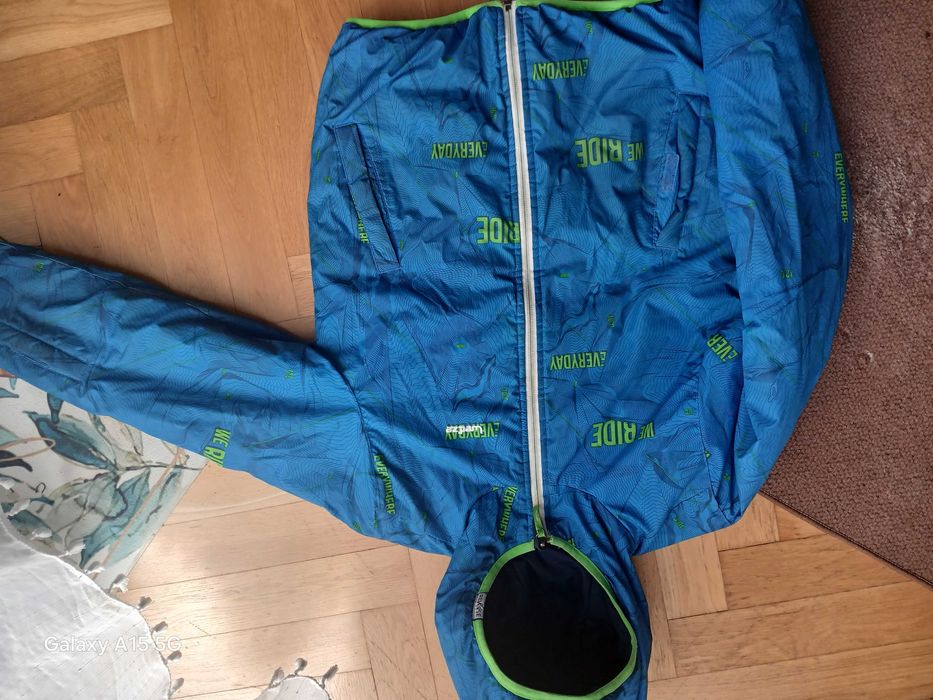 Kurtka zimowa narciarska dla chlopca Wedze Decathlon dwustronna