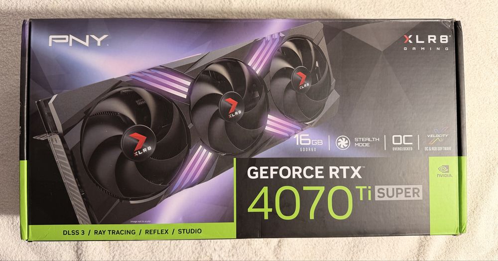 Видеокарта PNY GeForce RTX 4070Ti Super , 16gb ( Не рабочая )