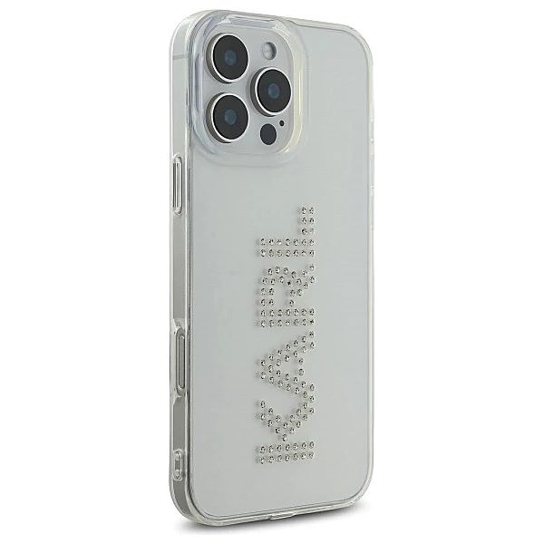 Etui Karl Lagerfeld IML Rhinestones Logo na iPhone 16 Pro Max 6.9" - p