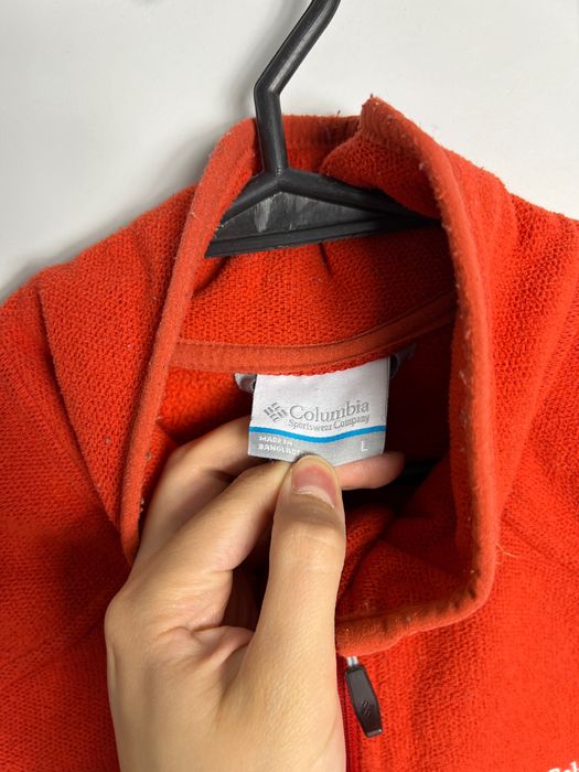 Fleece Jacket Columbia Small Logo Zipped Polar