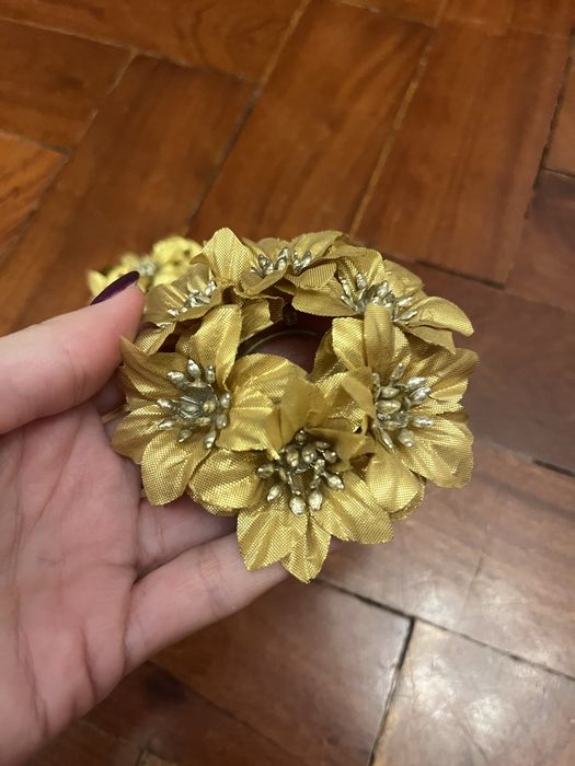 Enfeite para velas castiçal
