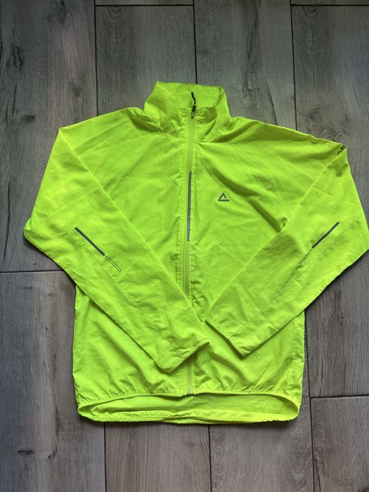 Куртка вітрівка для бігу вело салатовий кислотний флікер S dare2b