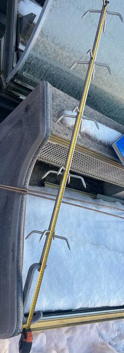 Wieszak masarski, hak (choinka) 142 cm