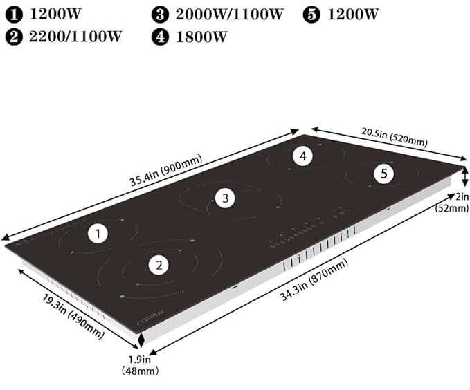 Płyta Ceramiczna Covercook CKTE584 90cm 8400 W Timer 230 V