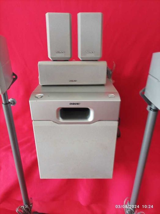 Colunas Sony 5.1 com Subwoofer.