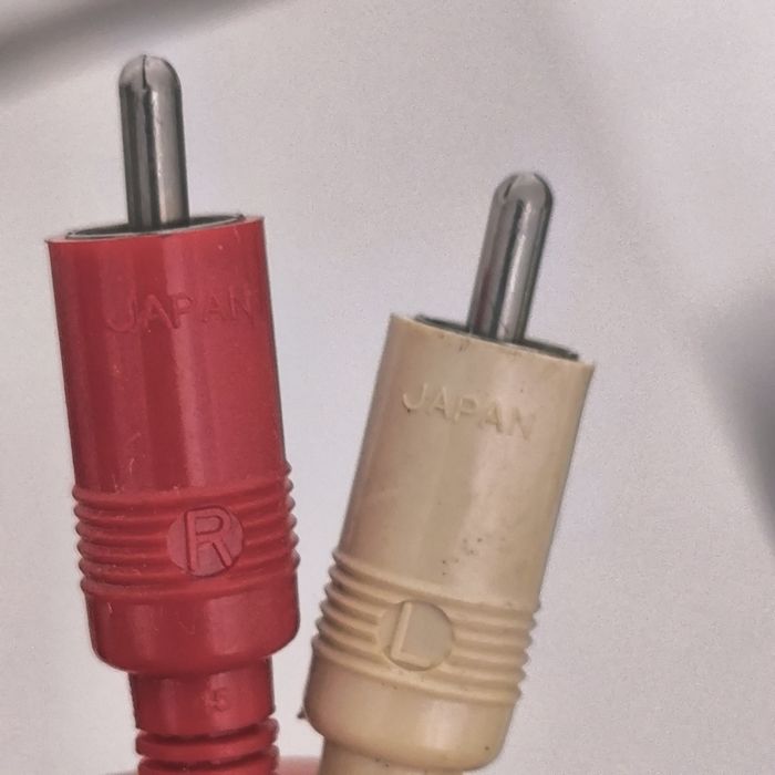 Oryginalny kabel interkonekt 2xRCA - 2xRCA (Chinch) Technics / Panasonic | Made in Japan