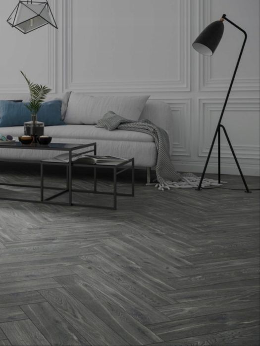 Płytki Podłogowe Giornata Grigio Jodełka Drewnopodobne 11x60 Cerrad