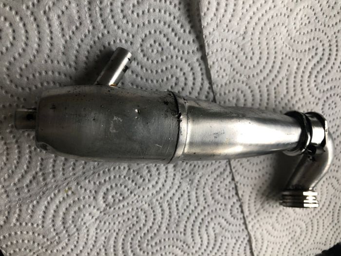 Lote de 4 escapes 1/8 nitro