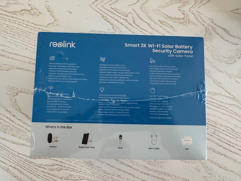 Reolink Argus B310 2K Wi-Fi камера із сонячною панеллю