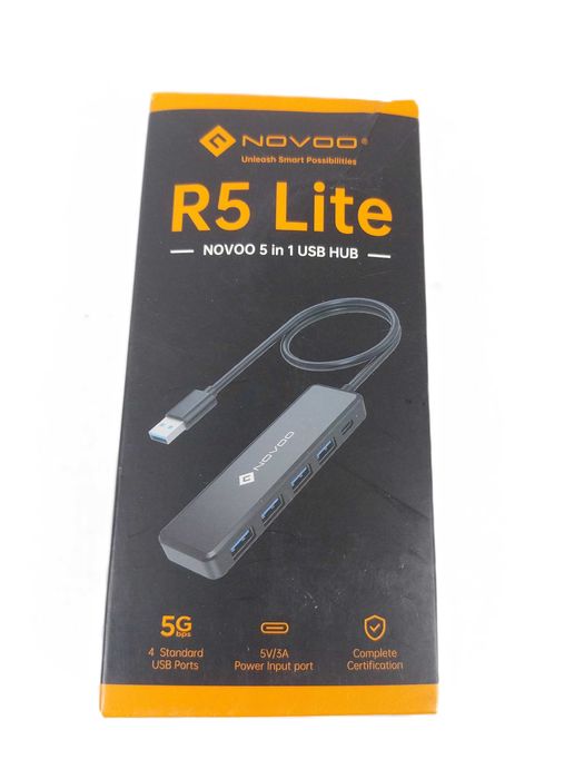 Adapter USB NOVOO 5w1 Hub USB R5 Lite