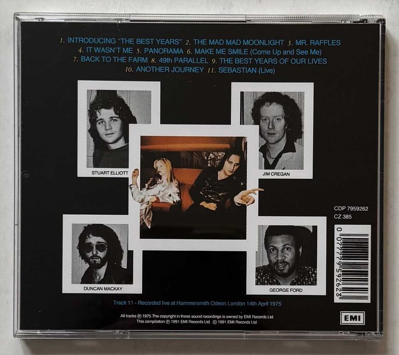 CD_Steve Harley Cockney Rebel, The Best Years Of Our Lives. Como novo.
