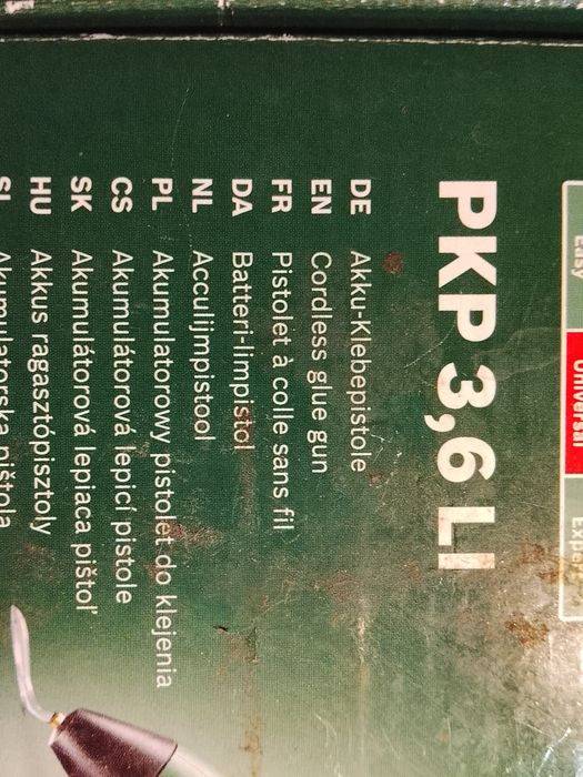 Bosch PKP 3,6 LI pistolet na akumulator do klejenia