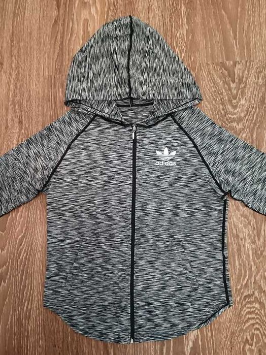 Bluza sportowa Adidas szary melanż rozm. M