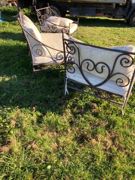 Sofás Rusticos em Ferro