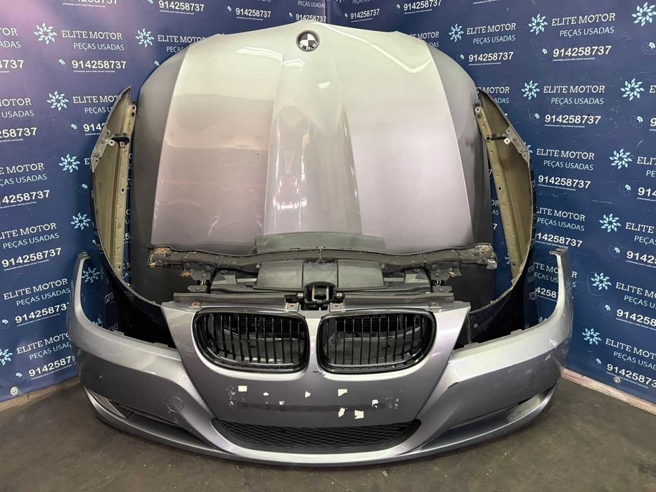 Frente completa usada BMW SERIE 3 E90 E91 LCI 320D parachoques capot oticas guardalamas radiador reforço
