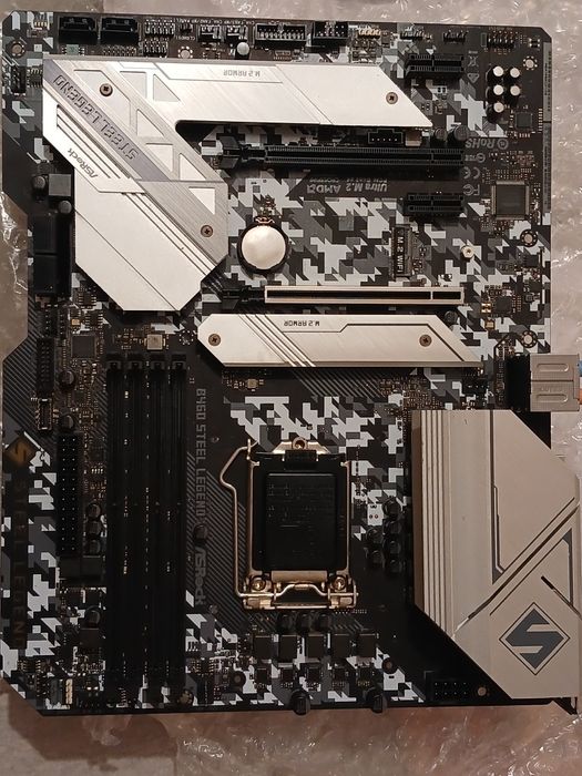 Материнка Asrock b460 steel legend