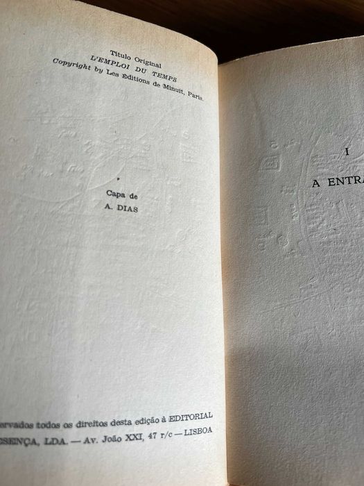 O EMPREGO DO TEMPO    Michel Butor