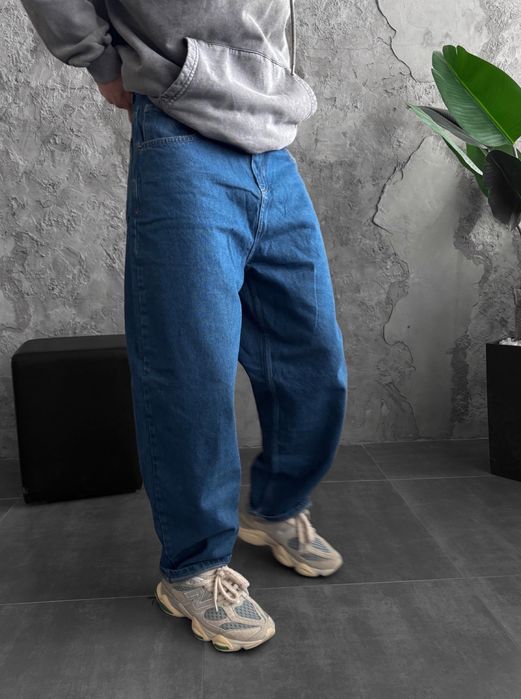 Джинси чоловічі широкі baggy/balloon jeans, штани баггі | Джинсы багги мужские широкие Джынсы беги стиль 90 х реп ск8 rap sk8 y2k | Розмір XL