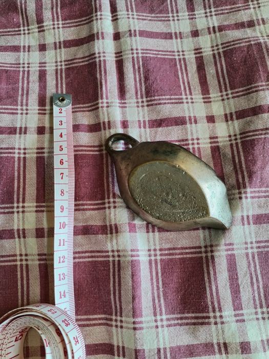 Taça folha em latão