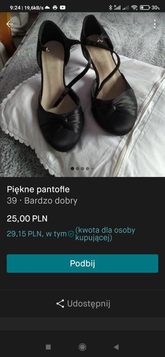Trzewiki czarne nowe