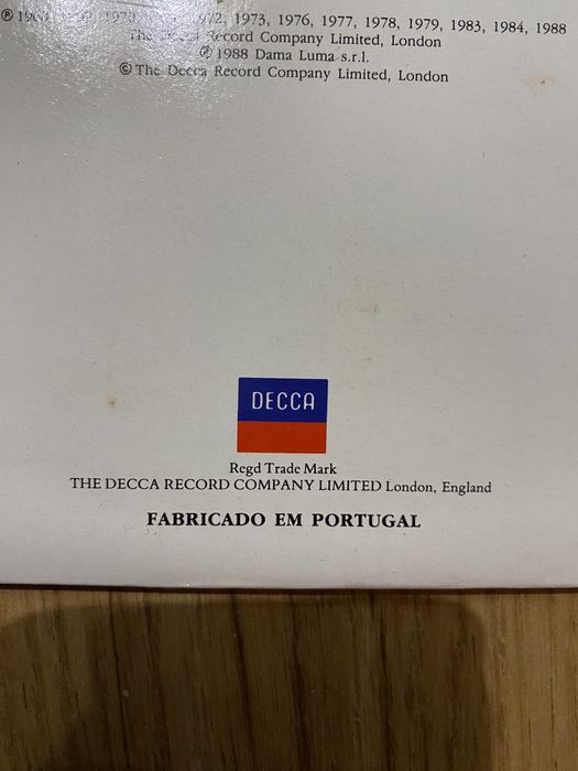 Vinil Duplo Tutto Pavarotti - 1988 - PT