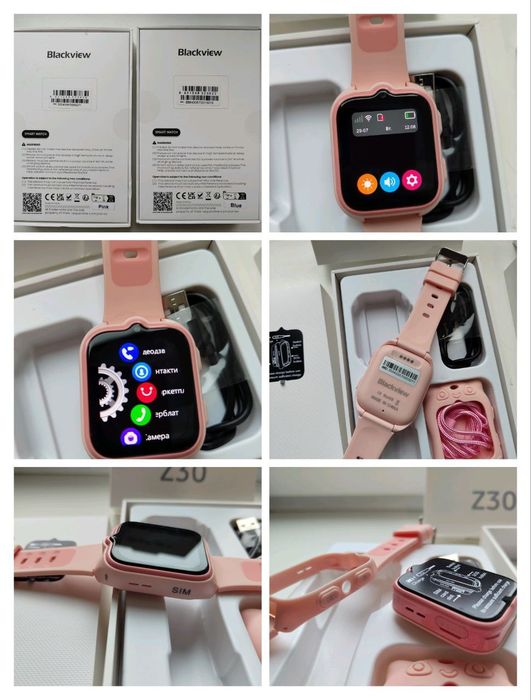 Дитячий смарт-годинник_Blackview Z30 4G+GPS+LBS+WIFI+Bluetooth 800mAh