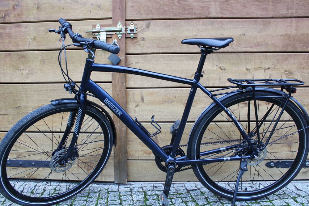 Rower Breezer Beltway na pasku, hydraulika, Shimano Neksus 8