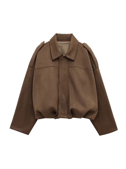 Jaqueta feminina vintage oversized