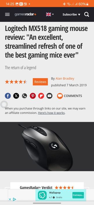 Logitech G MX 518 Legendary