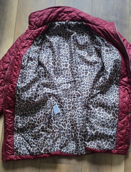 Kurtka jesienna pikowana panterka L/XL