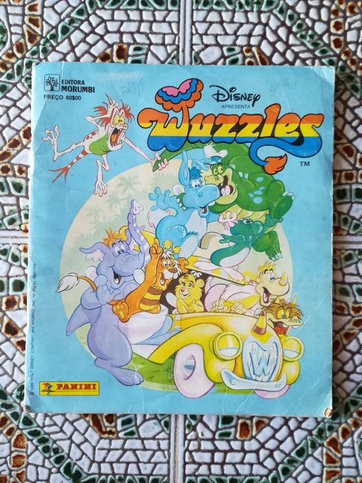 Caderneta de cromos "Wuzzles" - completa