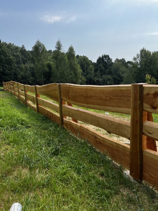Ogrodzenie ranczo deska oflis szlifowane heblowane
