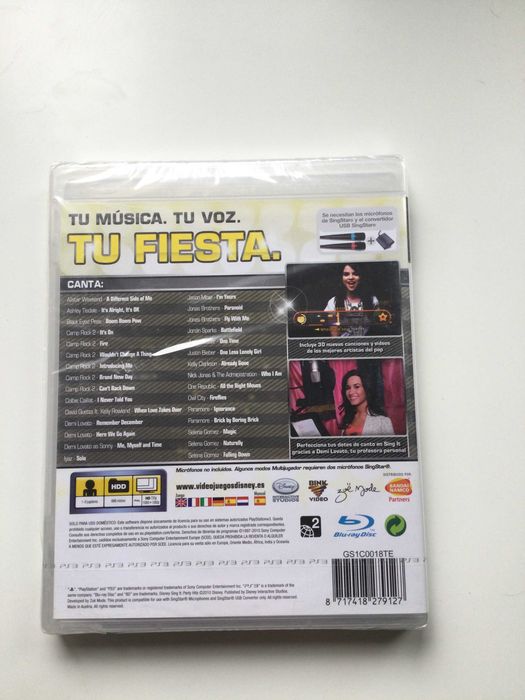 PS3- Disney Sing It Prty Hits ES (selado)