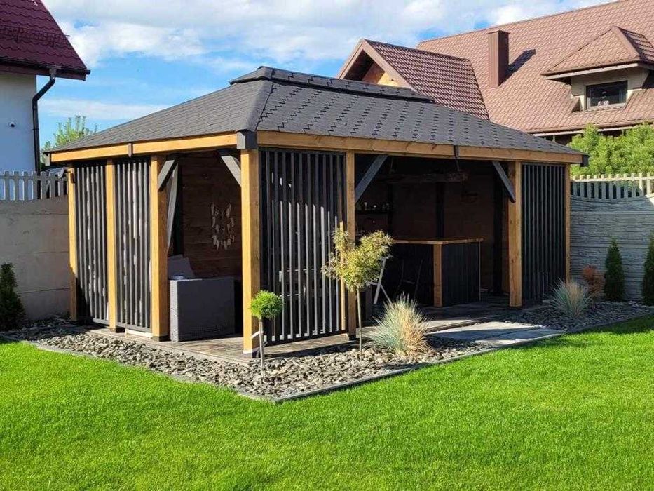 • • • • Altana ogrodowa • • • • NOEMI II 3x4 m producent DREWNOTRIK